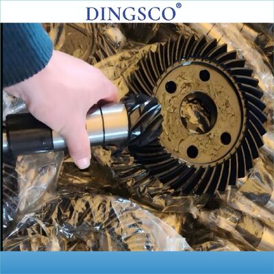 भारी ड्यूटी पावर ट्रांसमिशन के लिए प्रेसिजन स्पाइरल बेवल गियर सेट