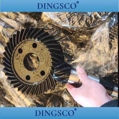 उच्च परिशुद्धता सर्पिल बेवल गियर सेट के लिए राइट एंगल औद्योगिक ड्राइव सिस्टम